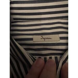 Ingram Shirt Mens XL Casual Button Down Striped